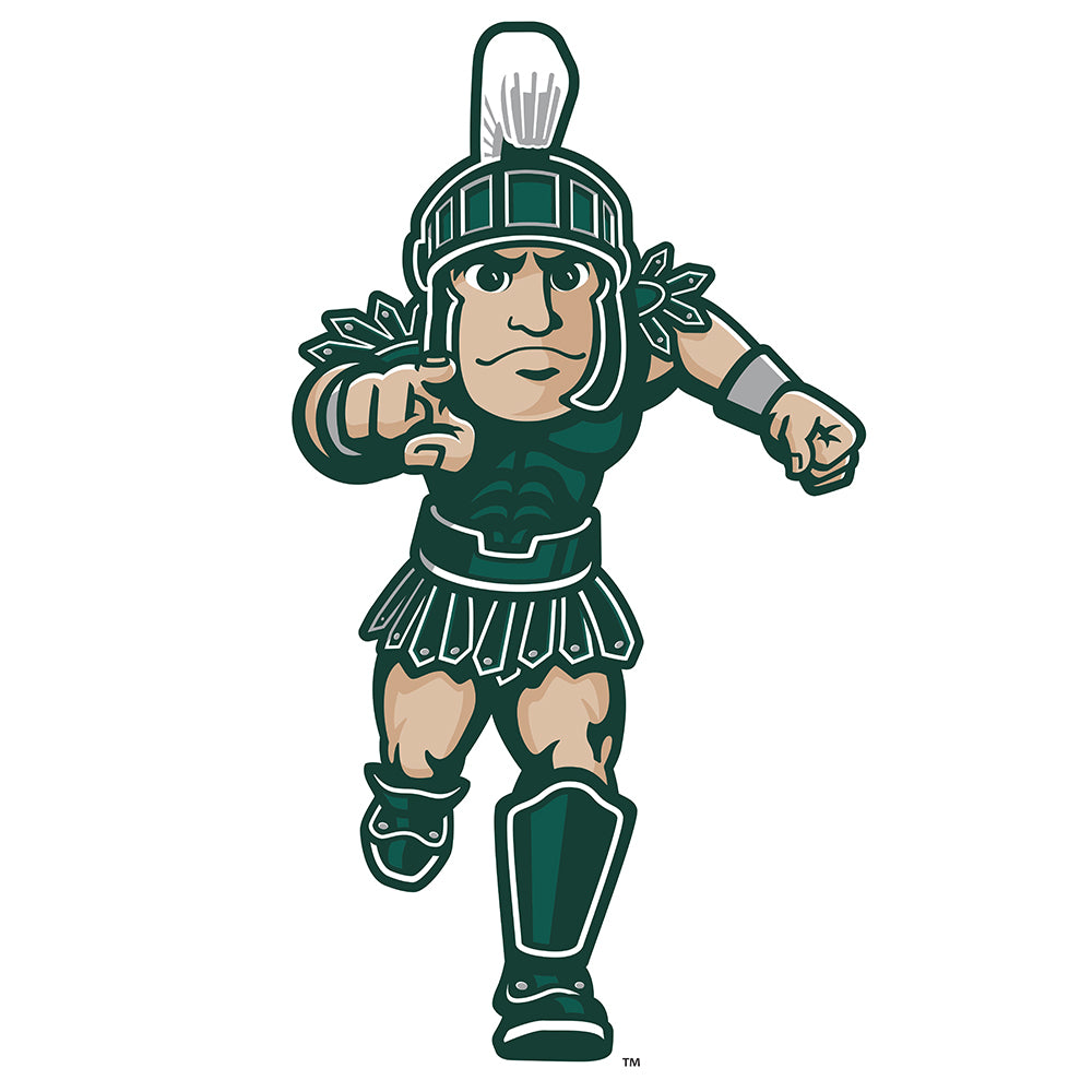 Michigan State Spartans - Sparty Single Layer Dimensional