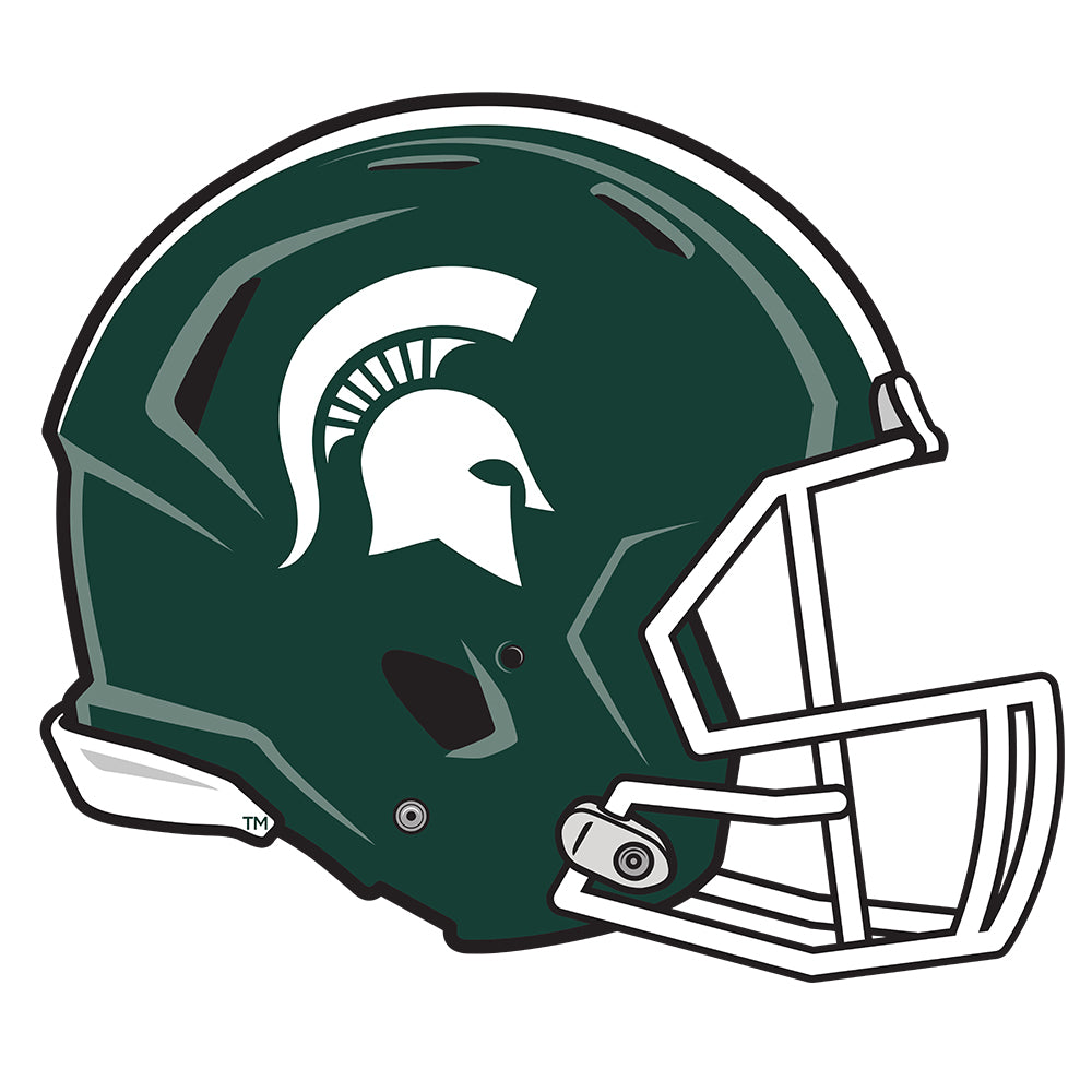 Michigan State Spartans - Spartan Helmet Single Layer Dimensional