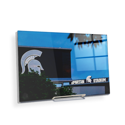 Michigan State - Spartan Stadium Lights - College Wall Art #Acrylic Mini
