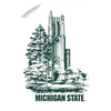 Michigan State - Beaumont Sketch - College Wall Art #Wall Decal