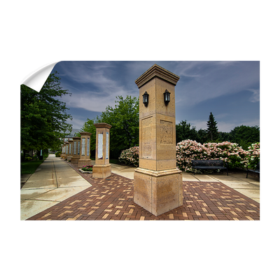 Michigan State - Benefactors Plaza - College Wall Art #Wall Decal