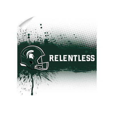 Michigan State - Relentless - College Wall Art #Wall Decal