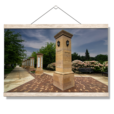 Michigan State - Benefactors Plaza - College Wall Art #Hanging Canvas