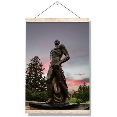 Michigan State - Spartan Sunset - College Wall Art #Hanging Canvas