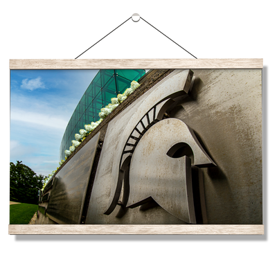 Michigan State - Spartans Watch - College Wall Art #Hanging Canvas