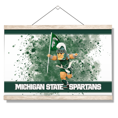 Michigan State - Sparty's Michigan State Spartans - College Wall Art #Hanging Canvas