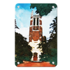 Michigan State - Beaumont Tower Watercolor - College Wall Art #Metal