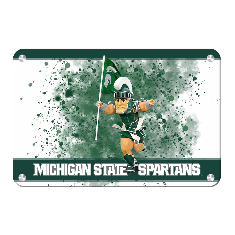 Michigan State - Sparty's Michigan State Spartans - College Wall Art #Canvas