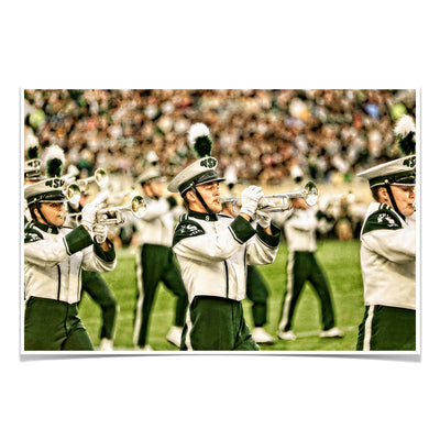 Michigan State - MSU Marching Band - College Wall Art #Poster