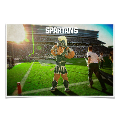 Michigan State - Spartans - College Wall Art #Poster