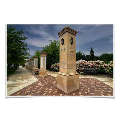 Michigan State - Benefactors Plaza - College Wall Art #Poster