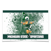 Michigan State - Sparty's Michigan State Spartans - College Wall Art #Poster