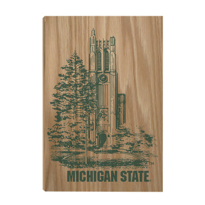 Michigan State - Beaumont Sketch - College Wall Art #Wood