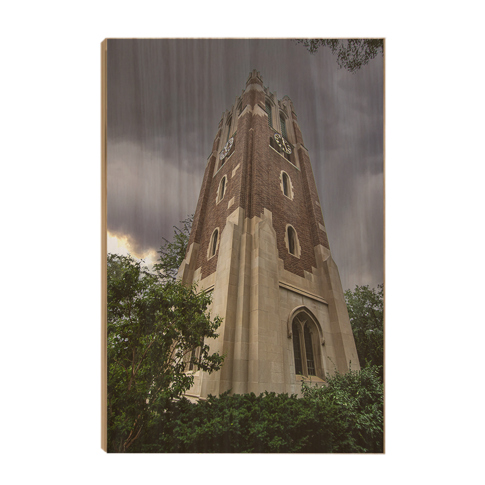 Michigan State - Stormy Beaumont Watercolor - College Wall Art #Canvas