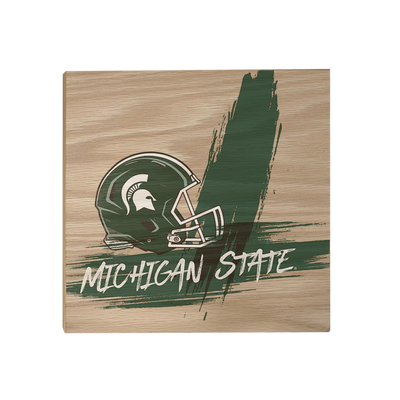 Michigan State - Michigan State Paint - College Wall Art #Wood