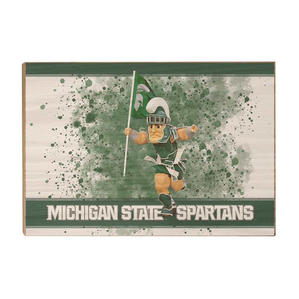 Michigan State - Sparty's Michigan State Spartans - College Wall Art #Canvas