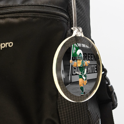 Michigan State Spartans - Here Come the Spartans Bag Tag & Ornament