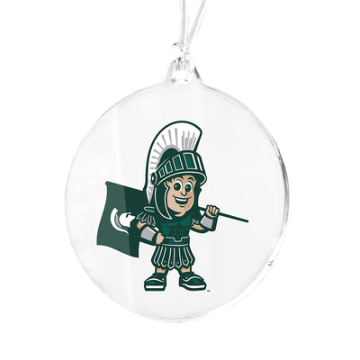 Michigan State Spartans - Youth Sparty Bag Tag & Ornament