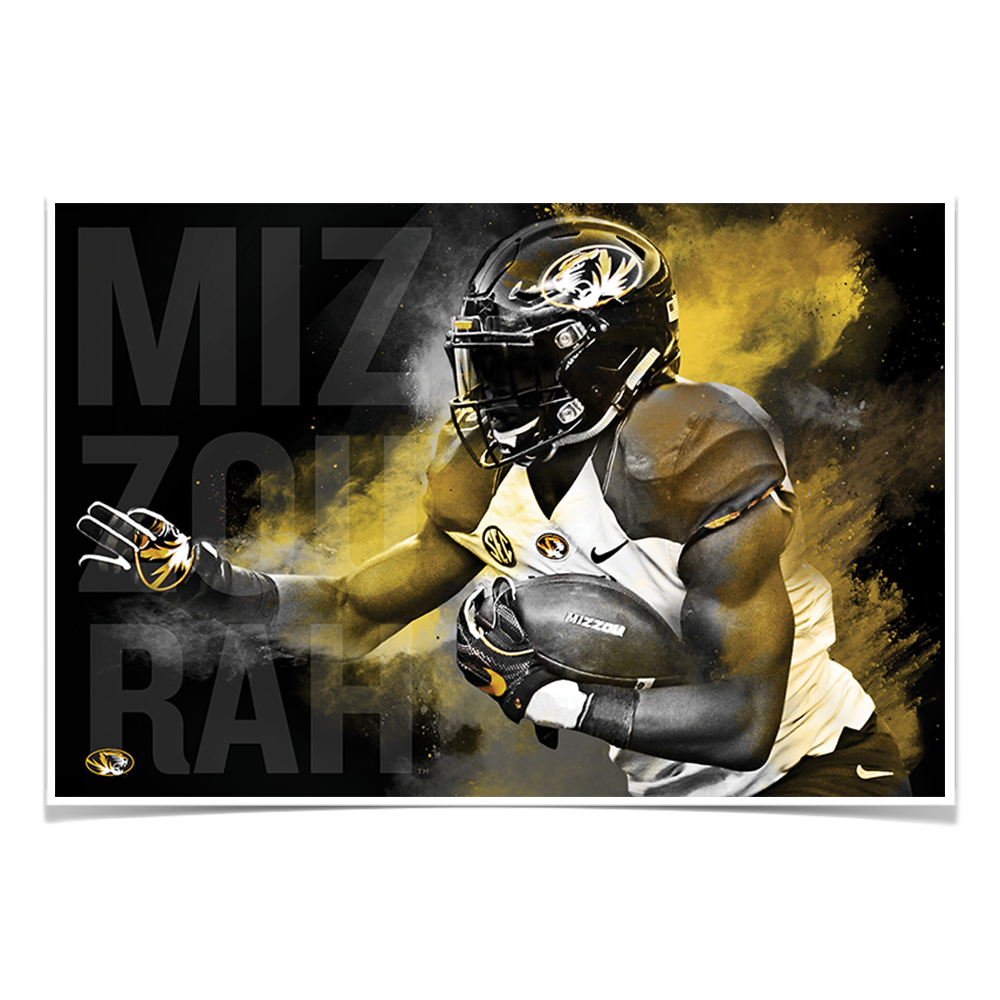 Missouri Tigers - MizzouRun - College Wall Art #Canvas