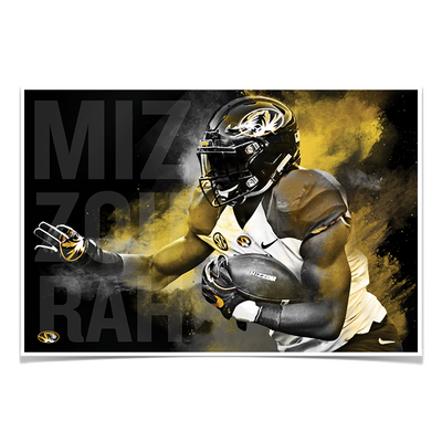 Missouri Tigers - MizzouRun - College Wall Art #Poster