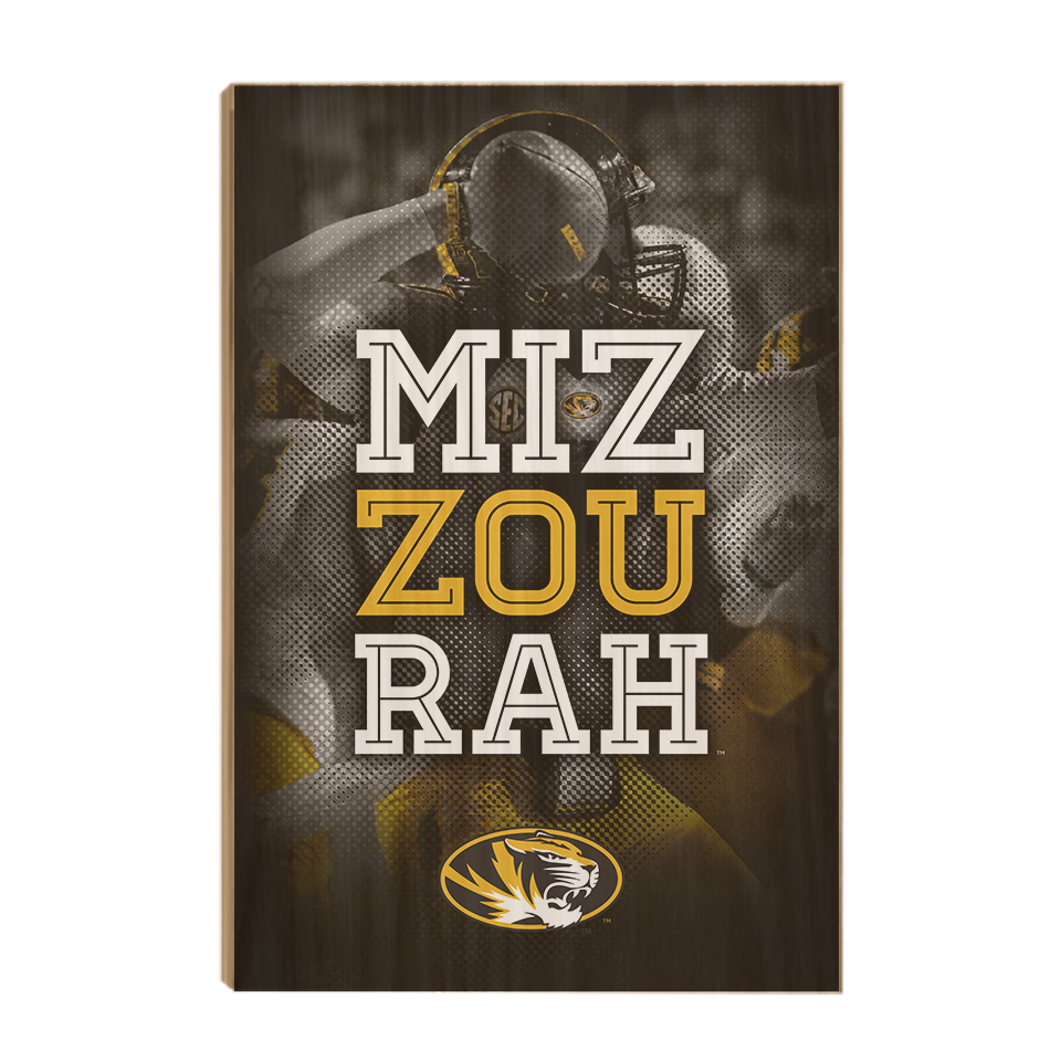 Missouri Tigers - Miz Zou Rah - College Wall Art #Canvas