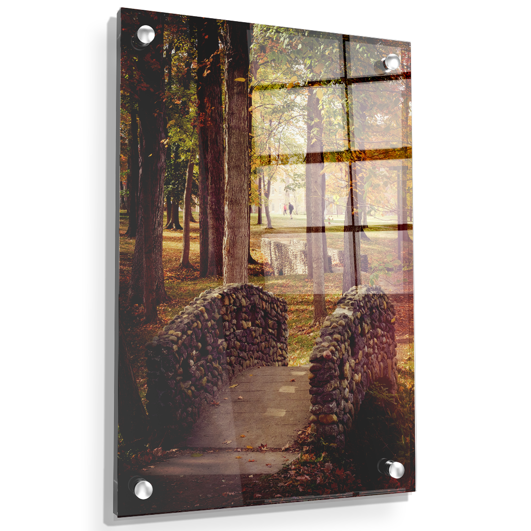 Miami RedHawks<sub>&reg;</sub>  - Autumn Western Bridges - College Wall Art#Canvas