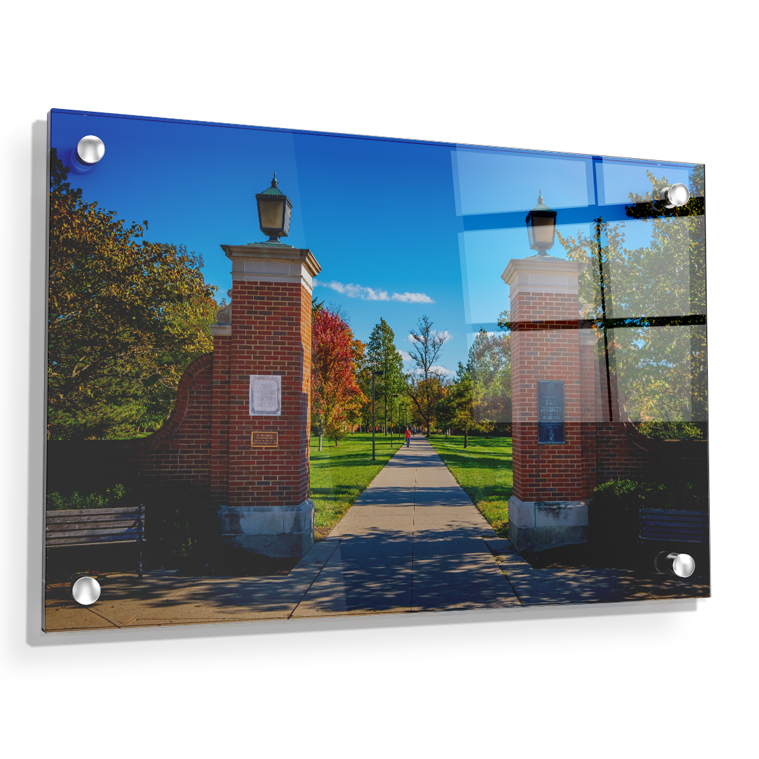 Miami RedHawks<sub>&reg;</sub> - Slant Gates - College Wall Art#Canvas