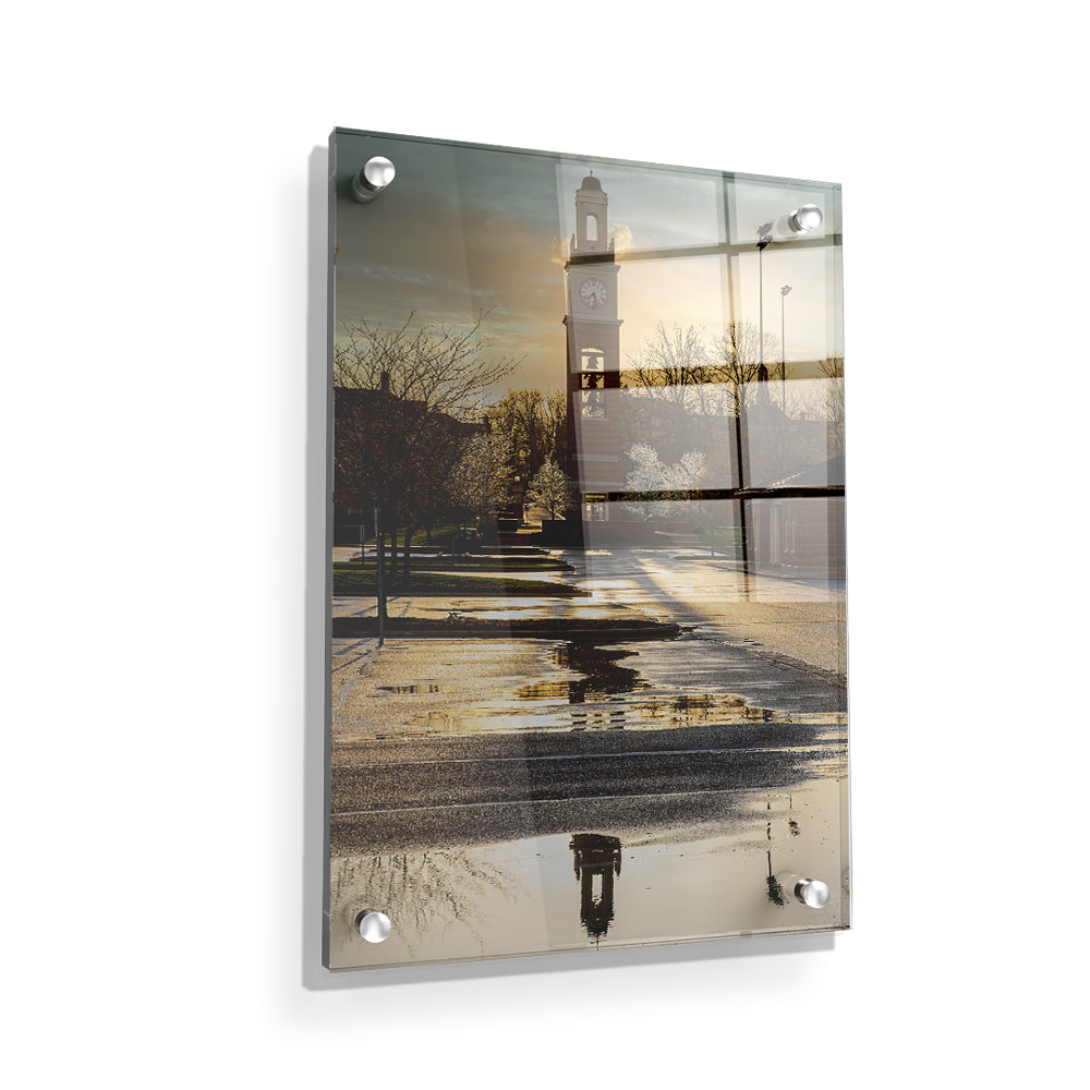 Miami RedHawks - Bell Tower Reflections - College Wall Art #Canvas