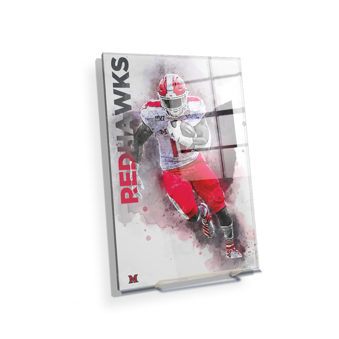 Miami RedHawks<sub>&reg;</sub> - Miami RedHawks<sub>&reg;</sub> Football - College Wall Art#Canvas