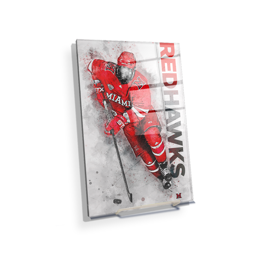 Miami RedHawks<sub>&reg;</sub> - RedHawks<sub>&reg;</sub> Hockey - College Wall Art#Canvas