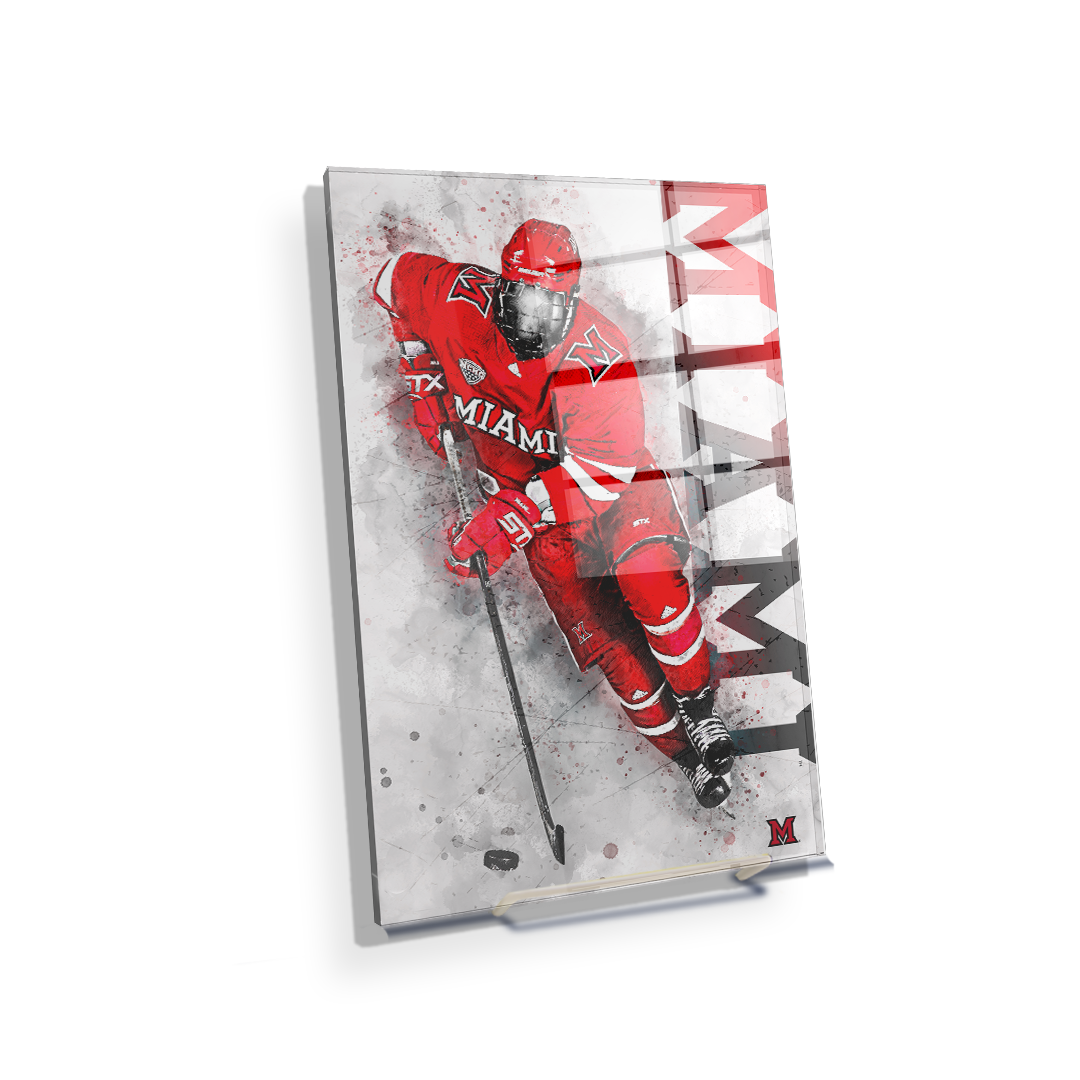 Miami RedHawks<sub>&reg;</sub> - Miami Hockey - College Wall Art#Canvas