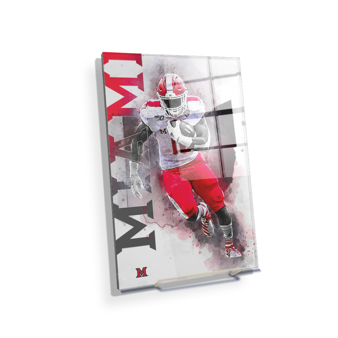 Miami RedHawks<sub>&reg;</sub> - Miami Football - College Wall Art#Canvas