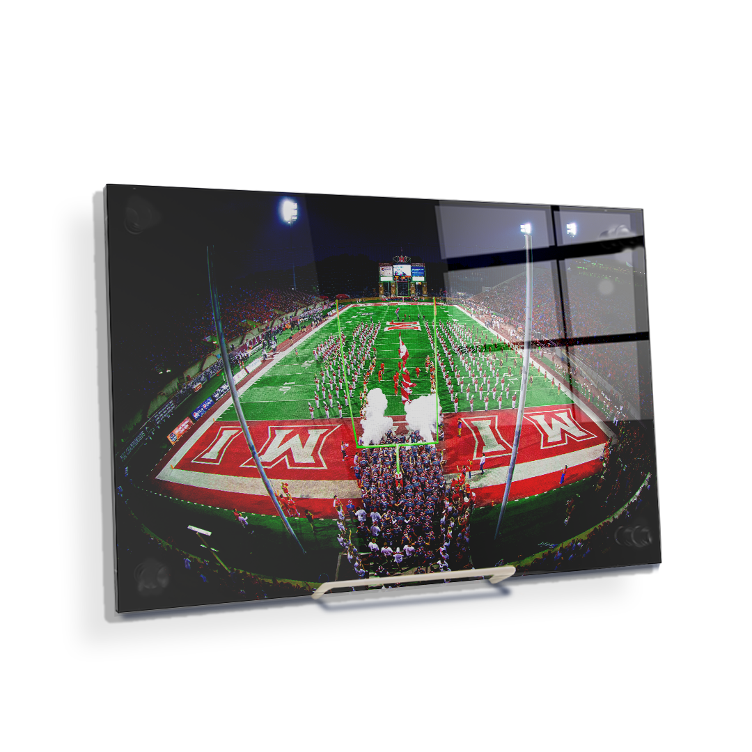 Miami RedHawks<sub>&reg;</sub> - Yager Stadium Grand Entrance - College Wall Art#Canvas