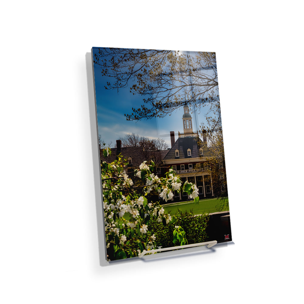 Miami RedHawks - Sundial Night Sky - College Wall Art #Canvas