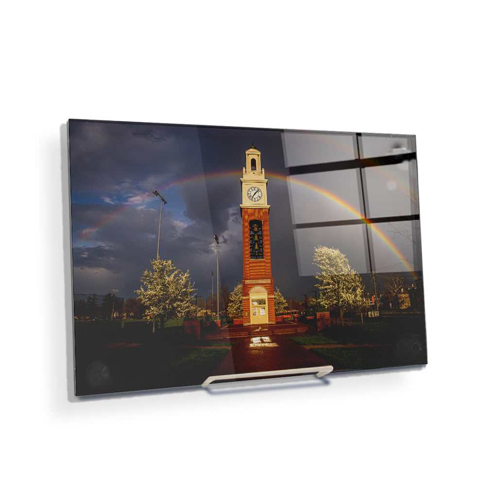 Miami RedHawks<sub>&reg;</sub> - Miami University Bell Tower Rainbow - College Wall Art #Canvas