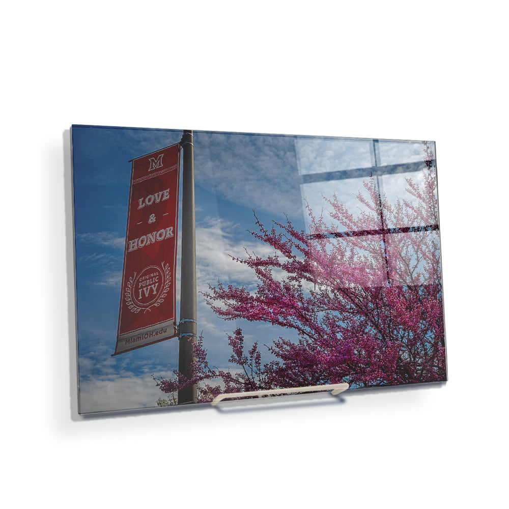 Miami RedHawks<sub>&reg;</sub> - Love and Honor - College Wall Art #Canvas