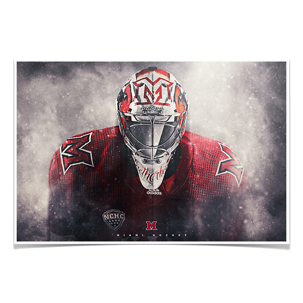 Miami RedHawks<sub>&reg;</sub> - Miami Hockey Bring It - College Wall Art#Canvas