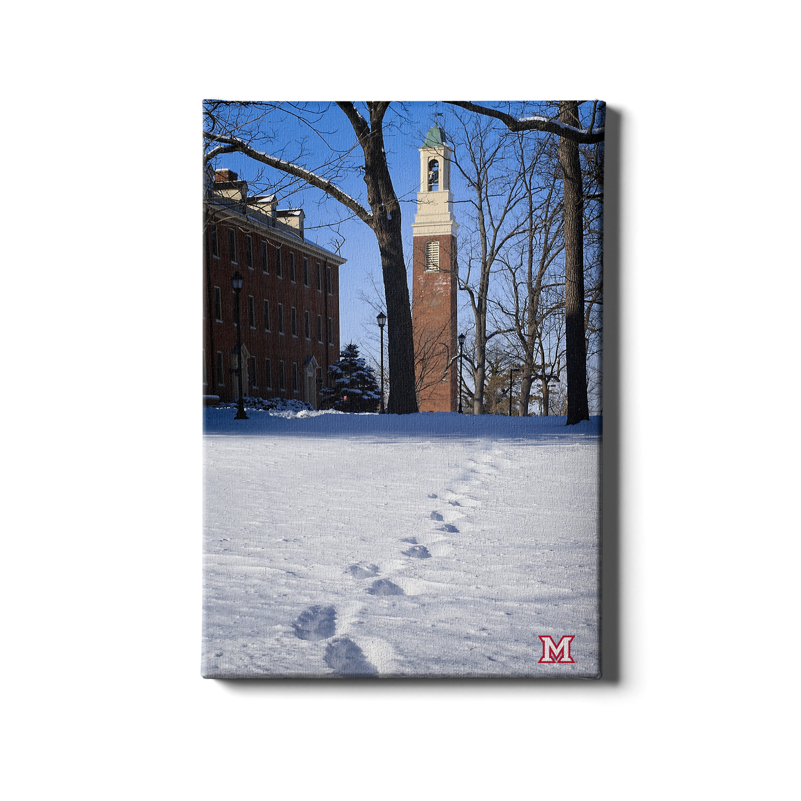 Miami RedHawks<sub>&reg;</sub> - Bela Winter Tracks - College Wall Art#Canvas