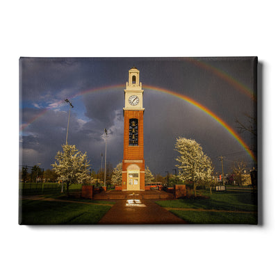 Miami RedHawks<sub>&reg;</sub> - Miami University Bell Tower Rainbow - College Wall Art #Canvas