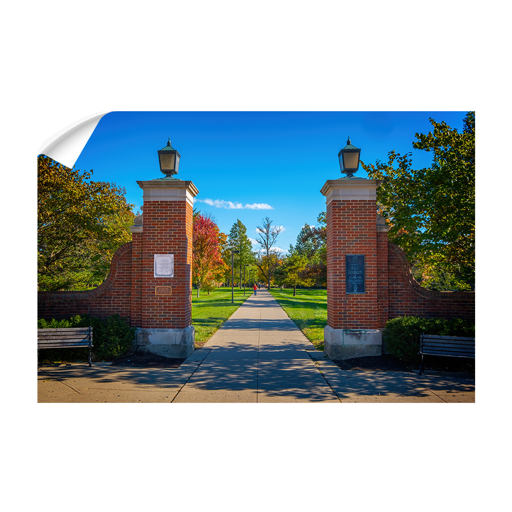 Miami RedHawks<sub>&reg;</sub> - Slant Gates - College Wall Art#Canvas