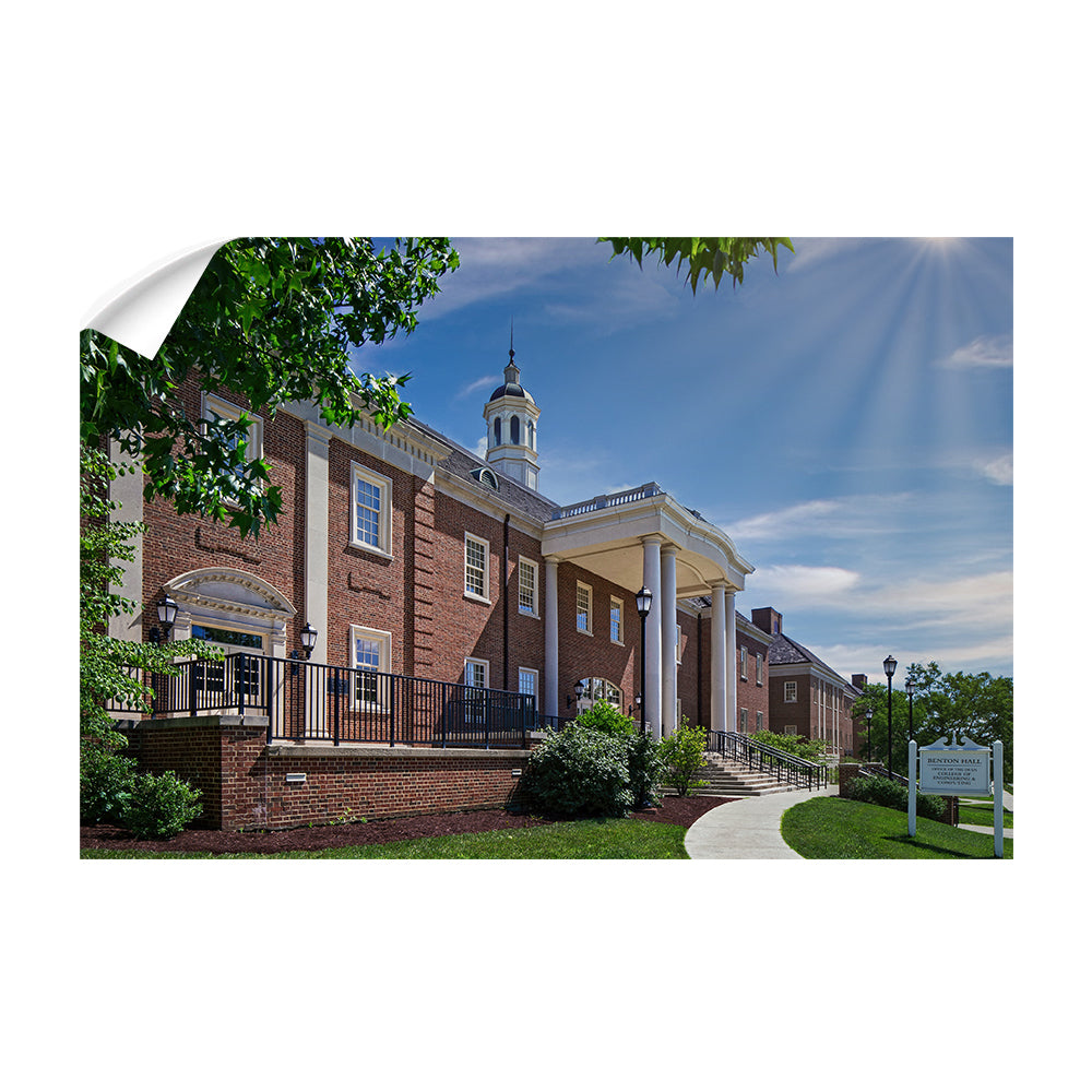 Miami RedHawks<sub>&reg;</sub> - Benton Hall - College Wall Art #Canvas