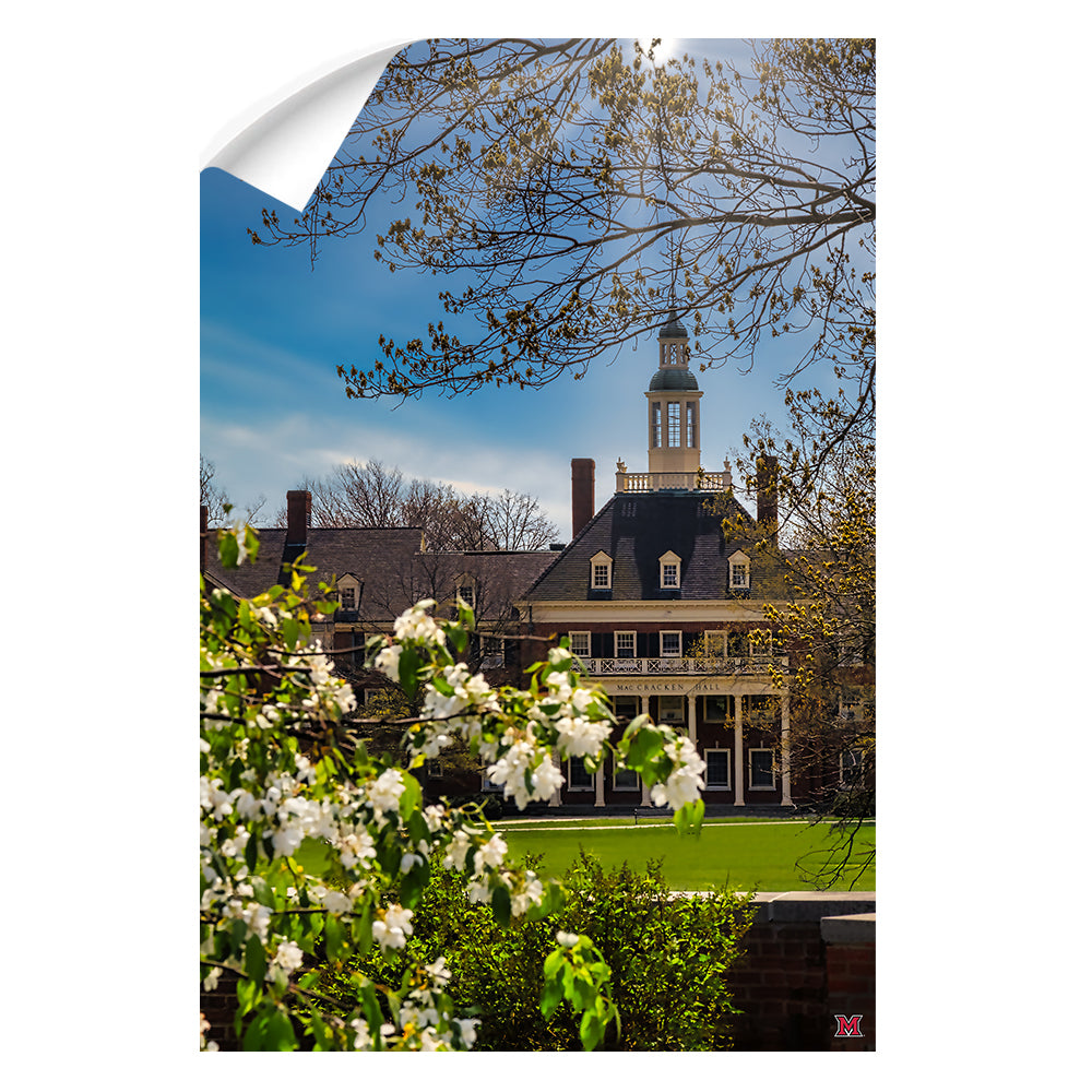 Miami RedHawks - Sundial Night Sky - College Wall Art #Canvas