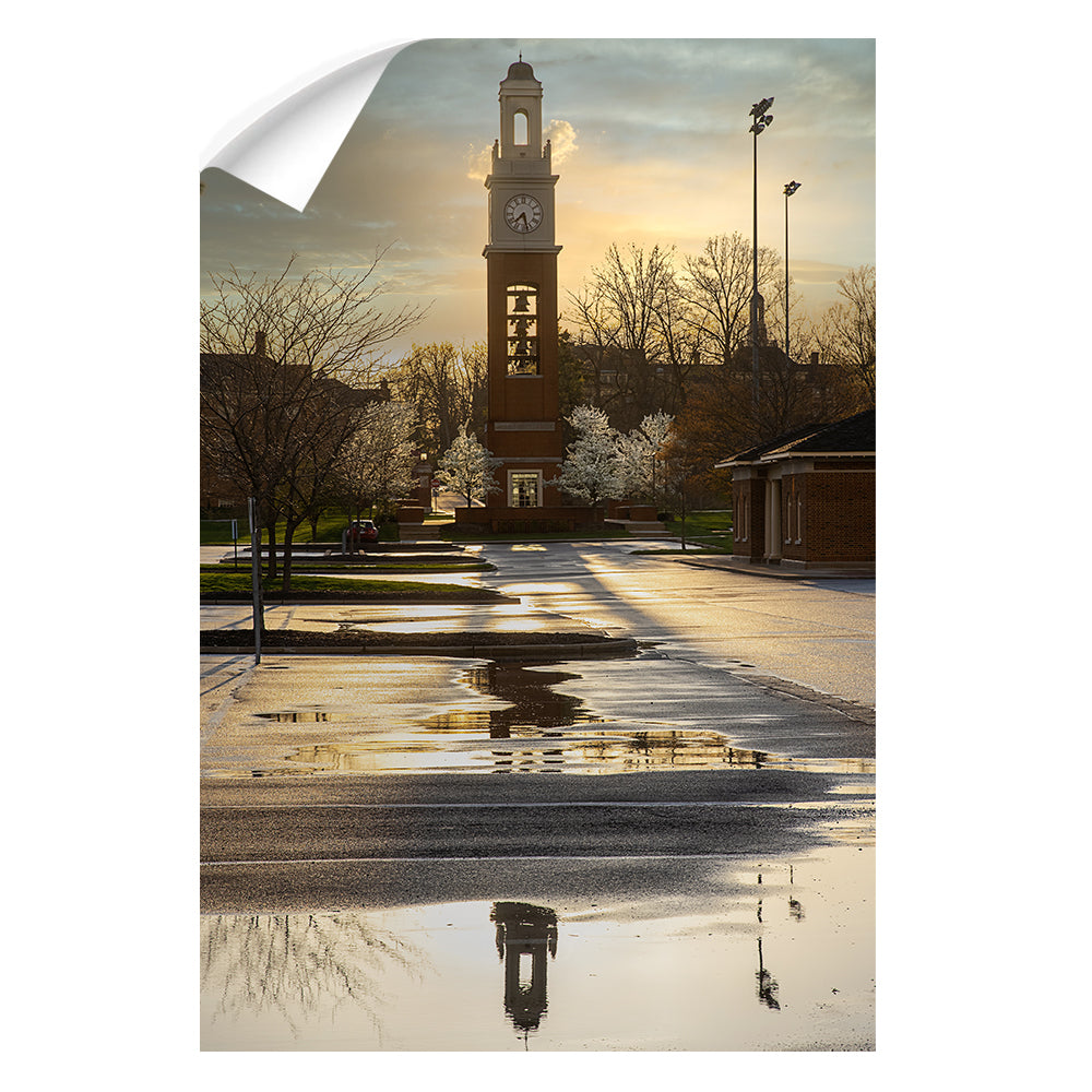 Miami RedHawks - Bell Tower Reflections - College Wall Art #Canvas