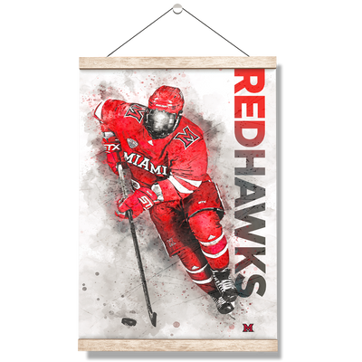 Miami RedHawks<sub>&reg;</sub> - RedHawks<sub>&reg;</sub> Hockey - College Wall Art#Hanging Canvas
