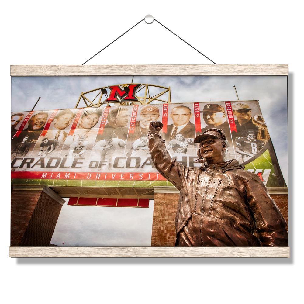 Miami RedHawks<sub>&reg;</sub> - Cradle of Coaches - College Wall Art#Canvas