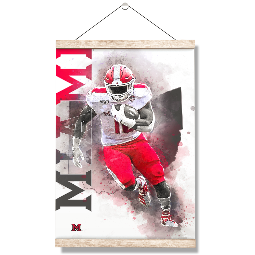 Miami RedHawks<sub>&reg;</sub> - Miami Football - College Wall Art#Canvas