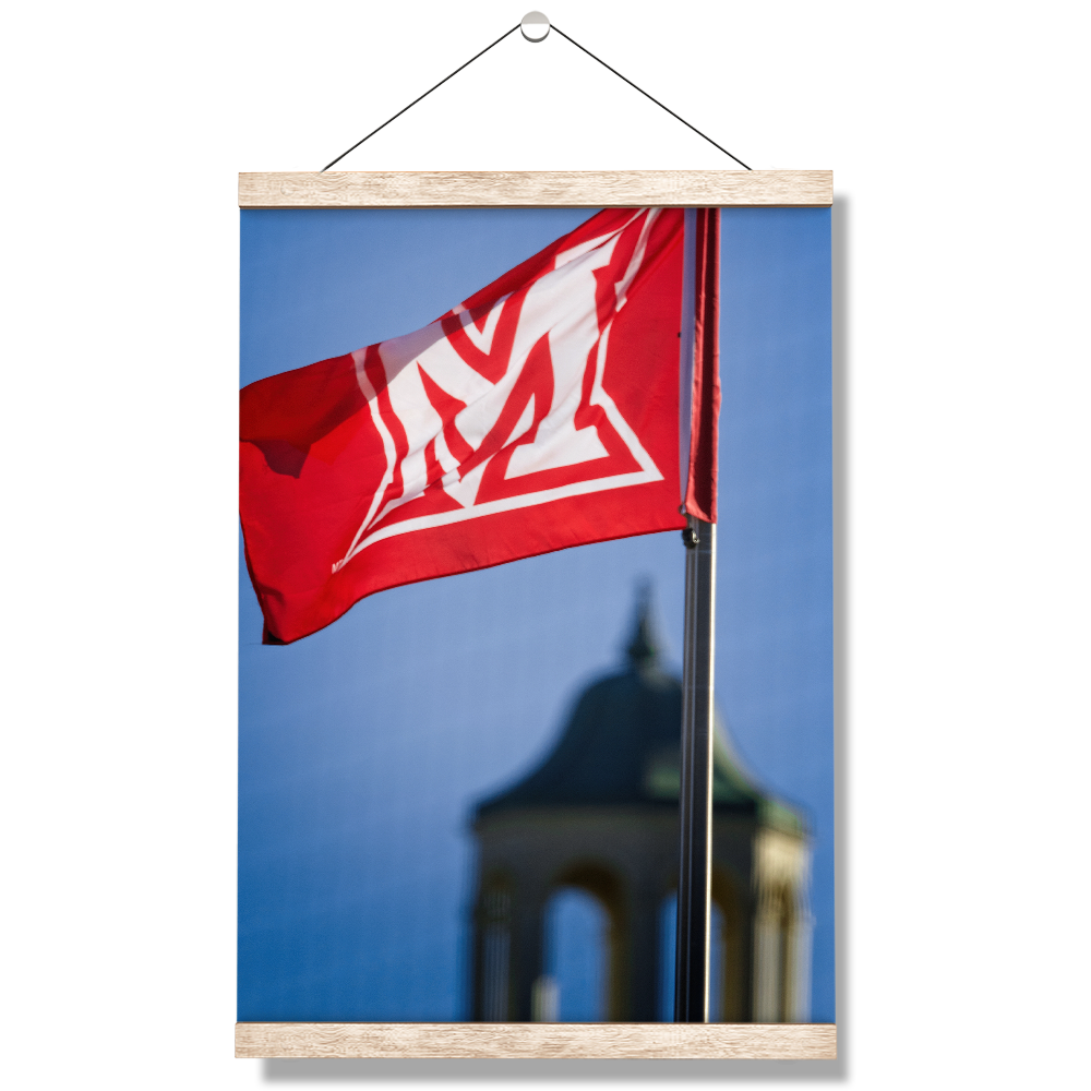 Miami RedHawks<sub>&reg;</sub> - Miami Flag - College Wall Art#Canvas