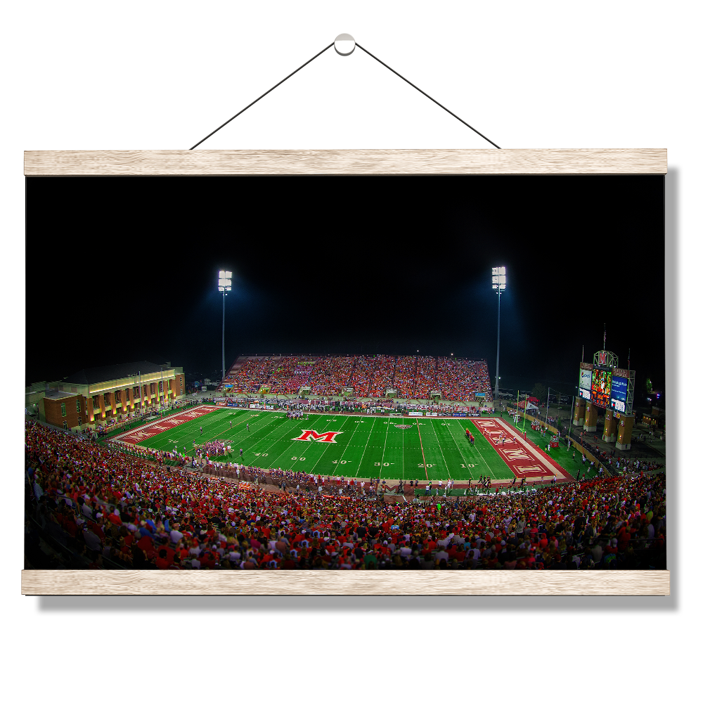 Miami RedHawks<sub>&reg;</sub> - Yager Stadium - College Wall Art#Canvas