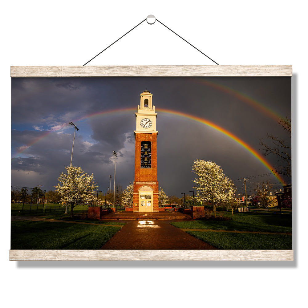 Miami RedHawks<sub>&reg;</sub> - Miami University Bell Tower Rainbow - College Wall Art #Canvas