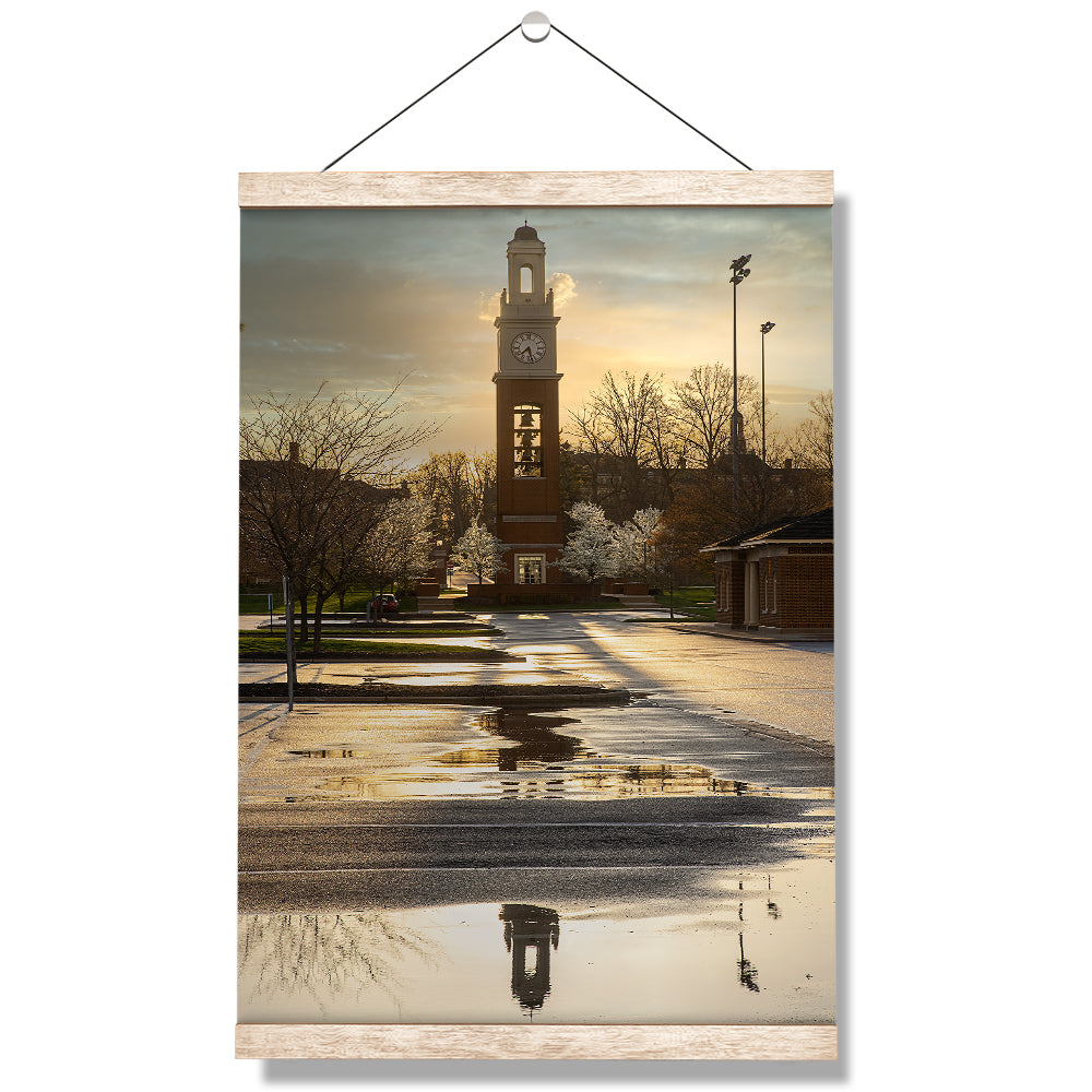 Miami RedHawks - Bell Tower Reflections - College Wall Art #Canvas